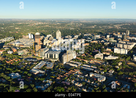 Aerial view of Sandton, Johannesburg,South Africa. Stock Photo