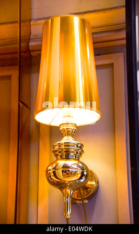 The close view of a lobby lamp shade Stock Photo