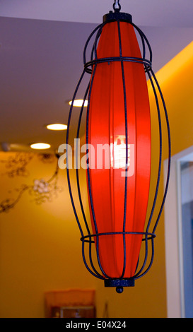 The close view of a lobby lamp shade Stock Photo