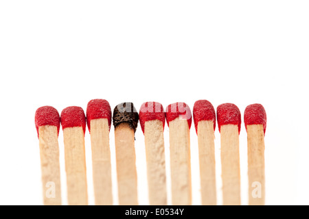 Symbolic photo for harassment, outsider and equality, Symbolfoto fuer Mobbing, Aussenseiter und Gleichheit Stock Photo