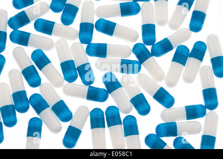 Baluweisse tablets capsules of a painkiller, Baluweisse Tabletten Kapseln eines Schmerzmittels Stock Photo