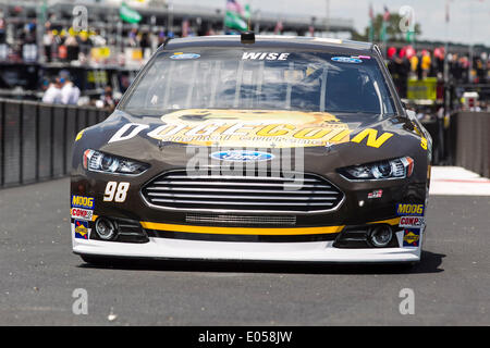 Talladega, Alabama, USA. 2nd May, 2014. Talladega, AL - May 02, 2014: Josh Wise (98) gets ready to practice for the ''Aaron's 499'' at Talladega Superspeedway in Talladega, AL. Credit:  csm/Alamy Live News Stock Photo