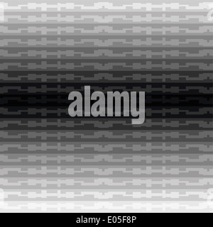 Style Seamless Knitted Melange Pattern. Gradient-like black and White Color Stock Photo