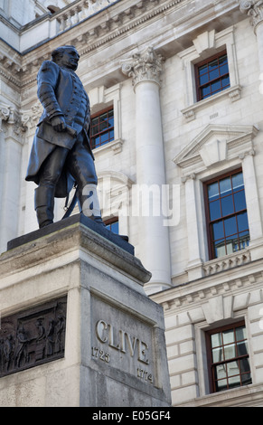 Robert Clive Memorial on Clive Steps in SW1 in London UK Stock Photo