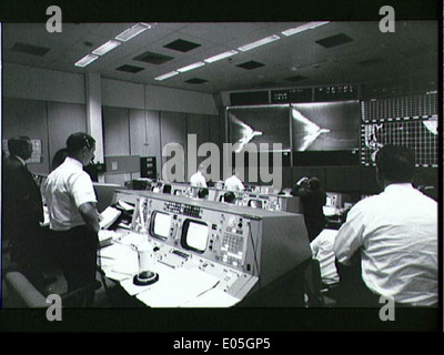 Old mission control room at NASA in Houston Stock Photo - Alamy