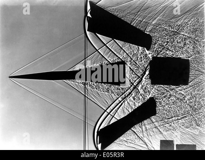 Supersonic Free-Flight Wind Tunnel Stock Photo