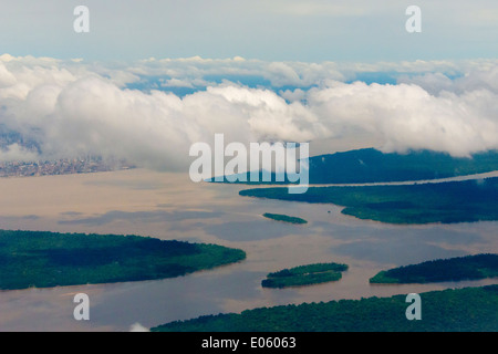 Aerial view of the Amazon river in Peru Stock Photo - Alamy