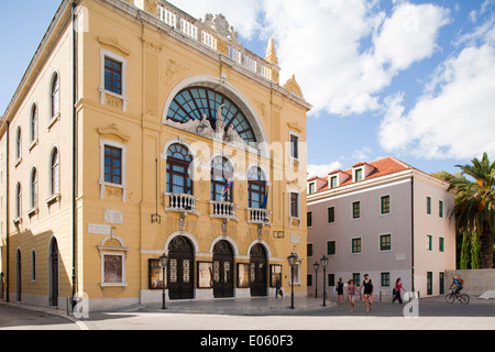 croatian national theatre, split, dalmatia, croatia, europe Stock Photo