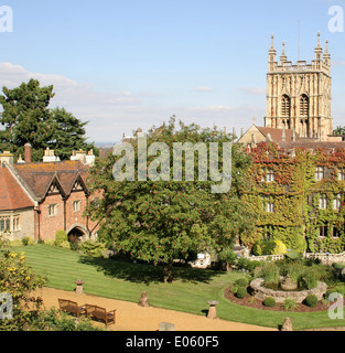 Abbey Gatehouse Abbey Hotel Malvern Priory Great Malvern Worcestershire England UK Stock Photo