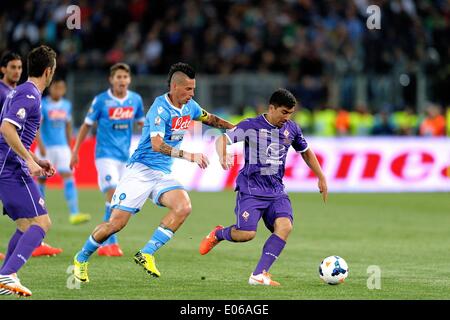 Rome, Italy. 10th Feb, 2014. Rome, Italy - 3th Mag, 2014 Italy Cup Final. Marek Hamsik during Football/Soccer : Italian Serie A match between SSC Napoli and ACF Fiorentina at Stadio Olimpico in Rome, Italy. © Vincenzo Artiano/NurPhoto/ZUMAPRESS.com/Alamy Live News Stock Photo