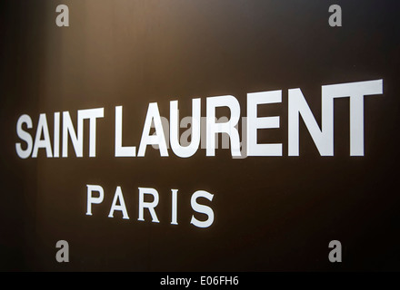 Saint Laurent shop Stock Photo