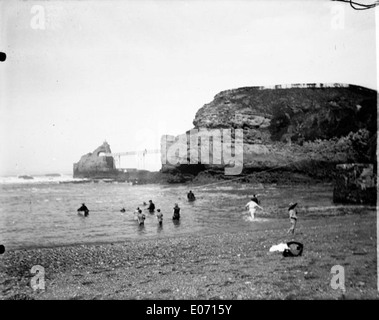 Au port vieux, Biarritz, octobre 1891 Stock Photo