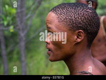 Bushman Hunter, Tsumkwe, Namibia Stock Photo