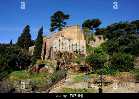 Italy, Rome, Rupe Tarpea, Tarpeian Rock Stock Photo