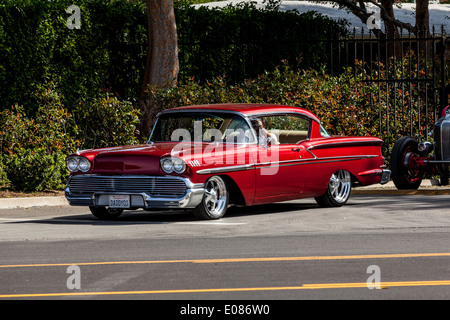 A 1958 Chevy Impala Stock Photo