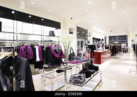 Luxury And Fashionable Brend New Interior Of Cloth Store Stock Photo,  Picture and Royalty Free Image. Image 27975705.