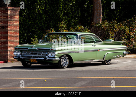 A 1959 Chevy Impala Stock Photo