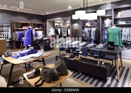 Luxury And Fashionable Brand New Interior Of Cloth Store Stock Photo,  Picture and Royalty Free Image. Image 28312806.