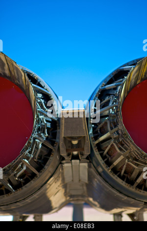 Afterburner Of A US Air Force F-15A Eagle Jet Fighter. Stock Photo