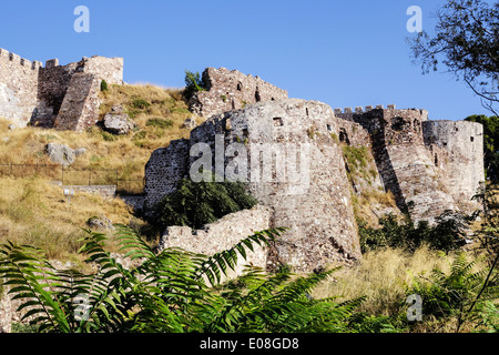The Byzantine Castle, Mytilini Town, Mytilini, Greece Stock Photo