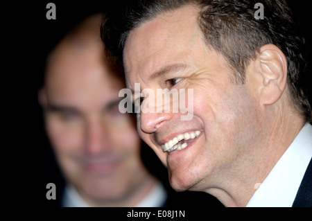 Colin Firth (actor) at the London premiere of 'The Railway Man' - Leicester Square, 4 Dec 2013 Stock Photo