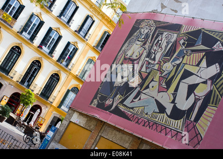 Picasso Mural Malaga Stock Photo - Alamy