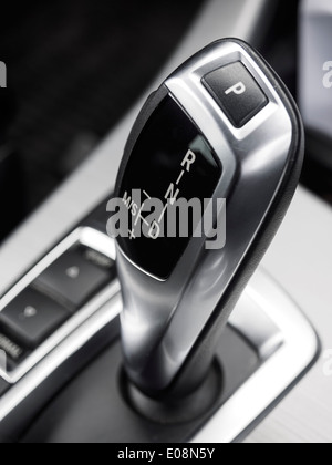 Automatic gearbox lever Stock Photo