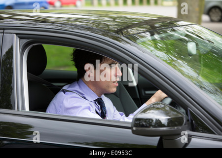 Actor Stephen Mangan arriving at the funeral for author Sue Townsend at De Monfort Hall, Leicester Stock Photo