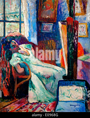 Model Resting 1905 Henri Manguin 1874 - 1949 France French Stock