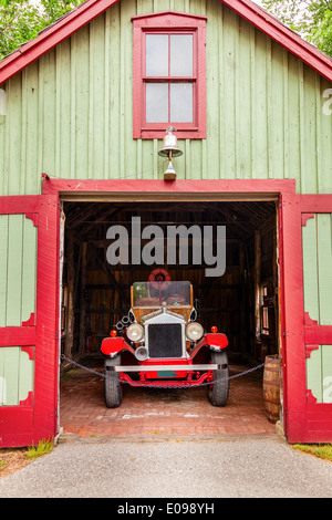 Antique fire station Stock Photo