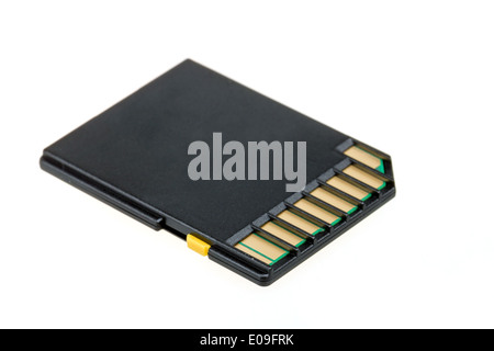 High capacity sd-card isolated on a white background Stock Photo