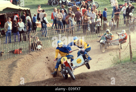 1980 Ken Hall International Sidecar Moto Cross at Langrish in the UK ...