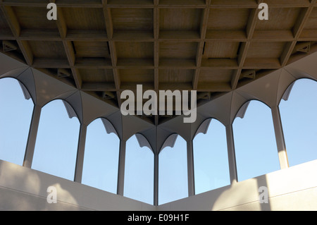 Dining Hall Ceiling Detail of Fitzwilliam College Cambridge, UK Stock Photo