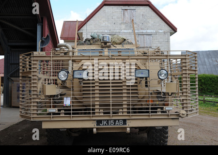 Mastiff is a heavily armored, 6 x six-wheel-drive patrol vehicle which carries eight people, plus two crew. Stock Photo