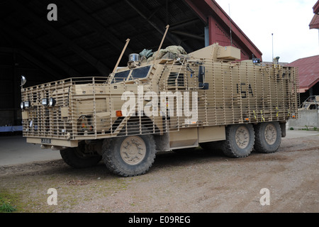 Mastiff is a heavily armored, 6 x six-wheel-drive patrol vehicle which carries eight people, plus two crew. It is currently on i Stock Photo