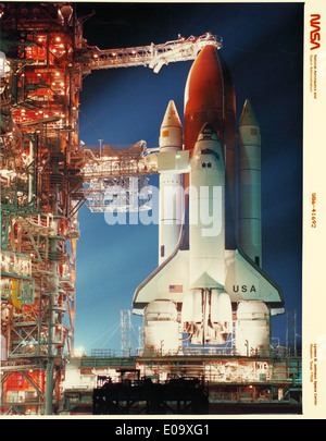This glossy photo captures the Space Shuttle Program, which ran from ...