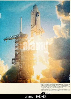 This glossy photo captures the Space Shuttle Program, which ran from ...
