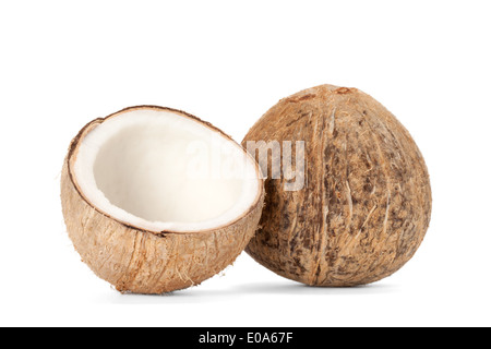 coconut isolate on white background Stock Photo