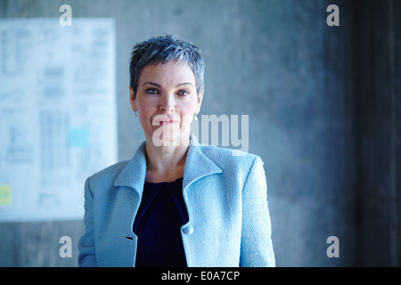 Portrait of determined mature businesswoman Stock Photo