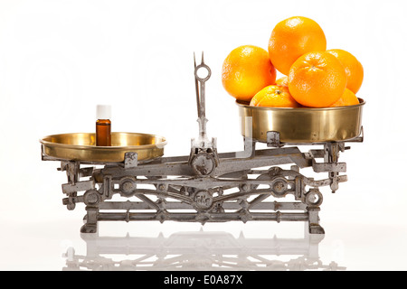 Concentrated power of essential oils Stock Photo