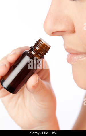Application possibilities of essential oils Stock Photo