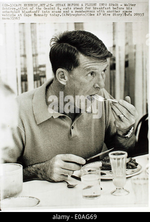 First Space Rendezvous The Wally Schirra Collection includes images from his historic flight ...