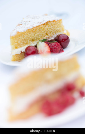 Victoria sponge cake Stock Photo