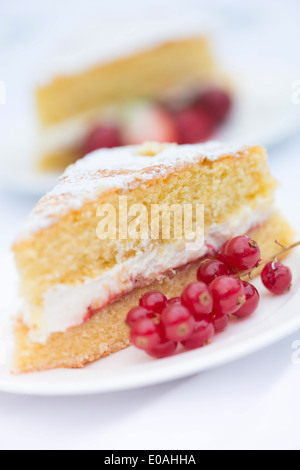 Victoria sponge cake Stock Photo