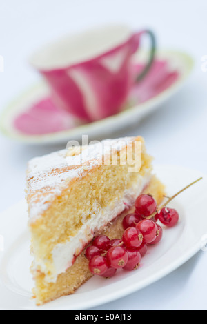 Victoria sponge cake Stock Photo