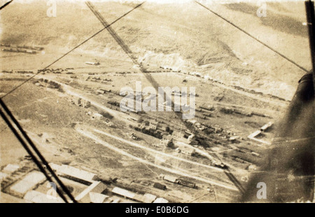 Palestine: R.A.F. Amman and District - Taken from the air. Stock Photo