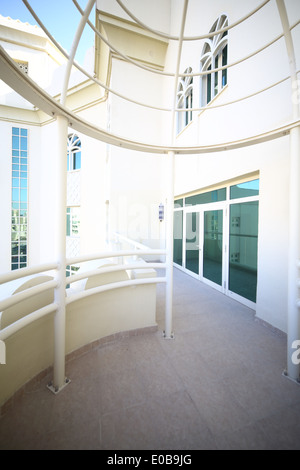 modern and stylish interior of european balcony Stock Photo