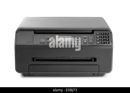 MFP with telephone keypad. Isolate on white background. Stock Photo