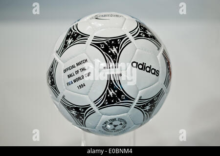 Fuerth Germany. 08th May 2014. The Questra soccer ball which was the official ball of the