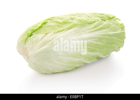 Green chinese long cabbage Stock Photo